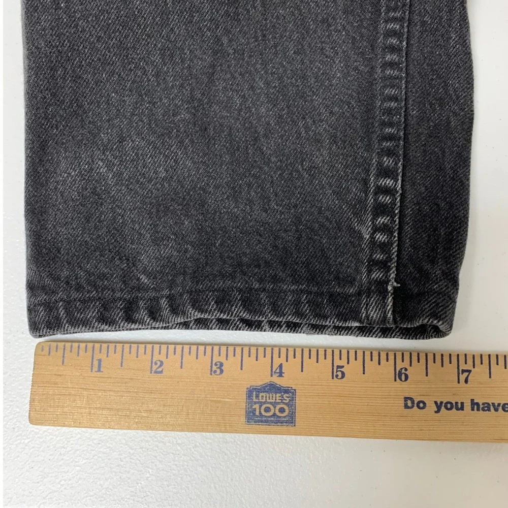 Vintage Levi's 550 Jeans Mens 36x30 Black‎ Relaxed Fit Tapered Leg Made USA 90s